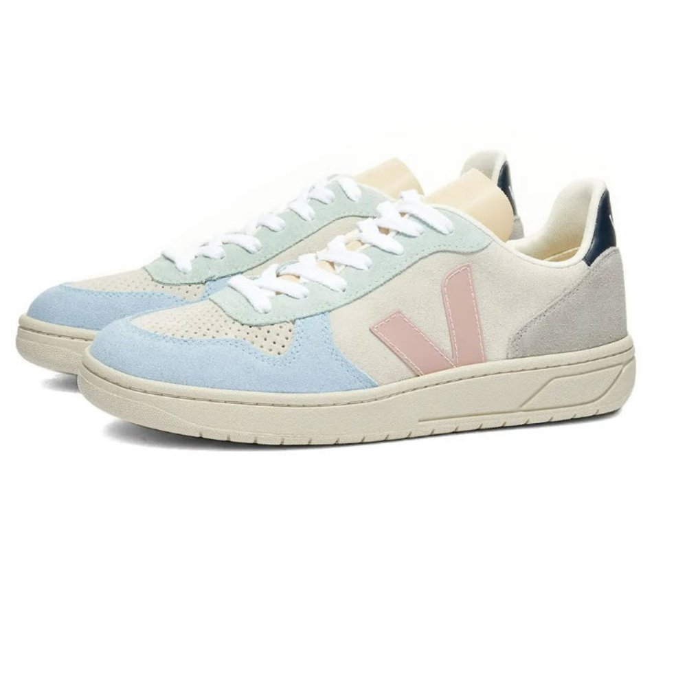 Women's Veja™ suede v-10 sneakers in blue - size 38